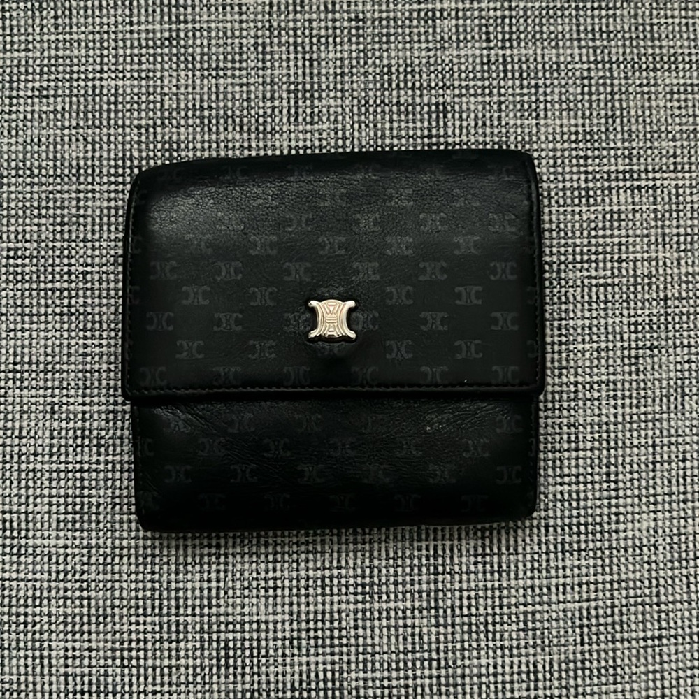 ✨ Celine Compact Wallet Black